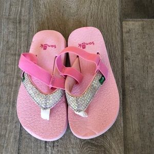Sanuk toddler sandals.